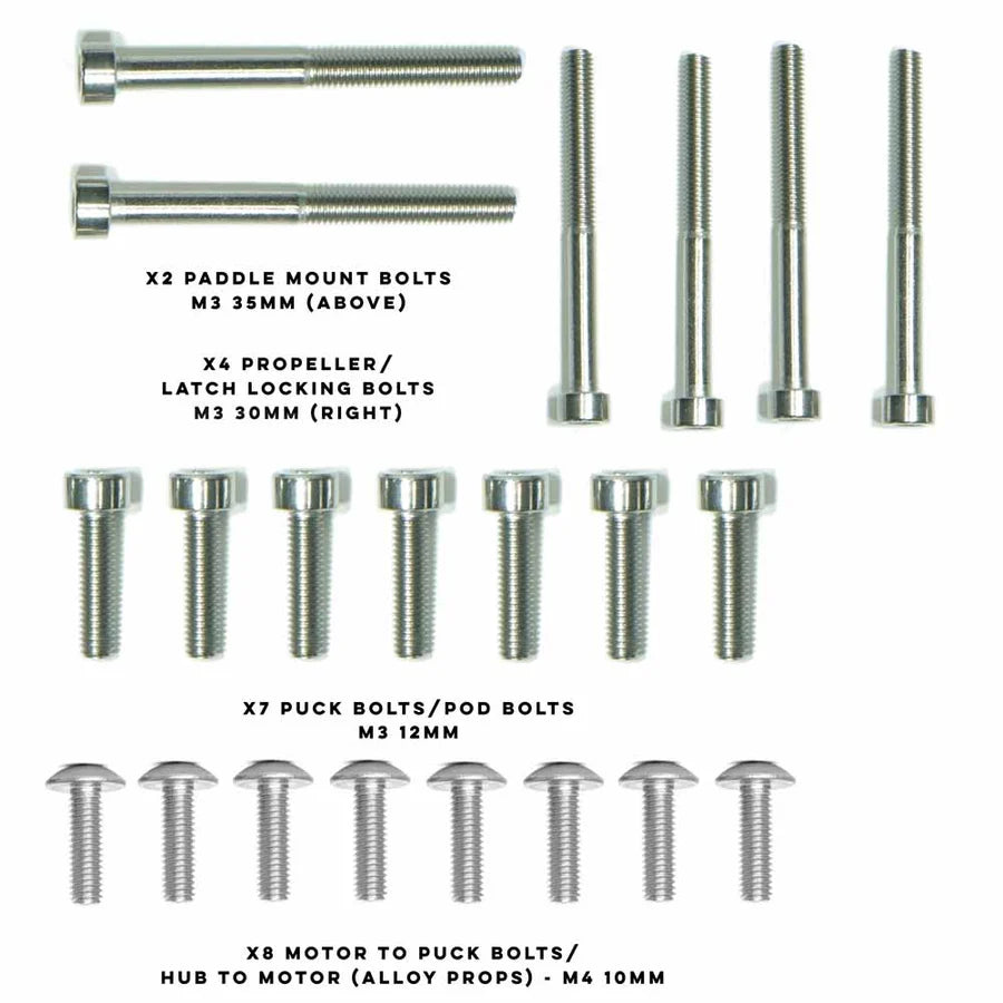 STAINLESS STEEL BOLT KIT - GEN1